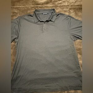 Men’s Polo shirt. Cutter & Buck black striped size XXL